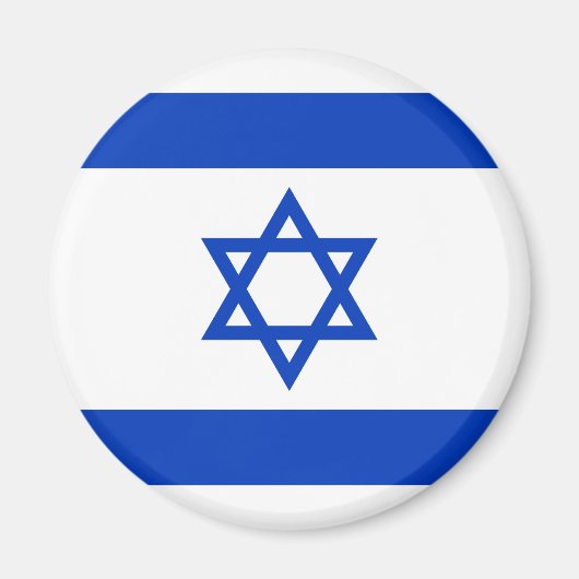 Israëlische vlag magneet (Voorkant)