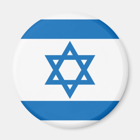 Israëlische vlag magneet (Voorkant)