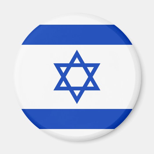 Israëlische vlag magneet (Voorkant)
