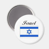 Israëlische vlag magneet (Voorkant / Achterkant)