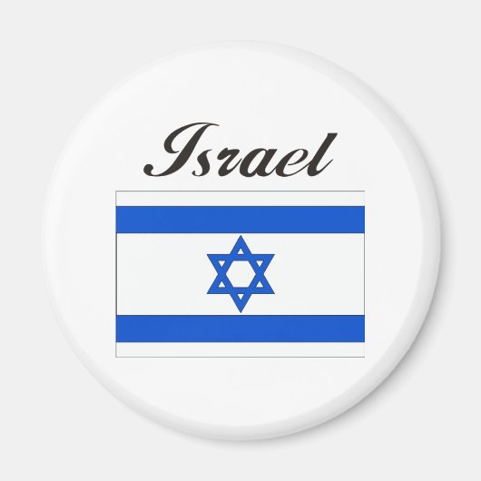 Israëlische vlag magneet (Voorkant)