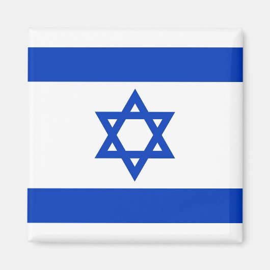 Israëlische vlag magneet (Voorkant)