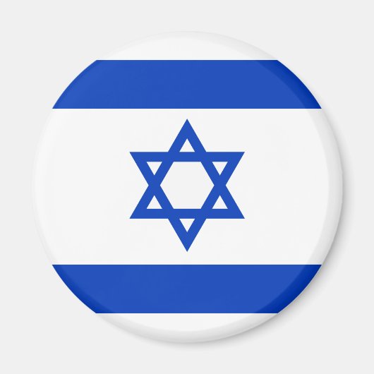 Israëlische vlag magneet (Voorkant)