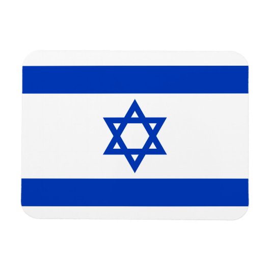 Israëlische vlag magneet (Horizontaal)