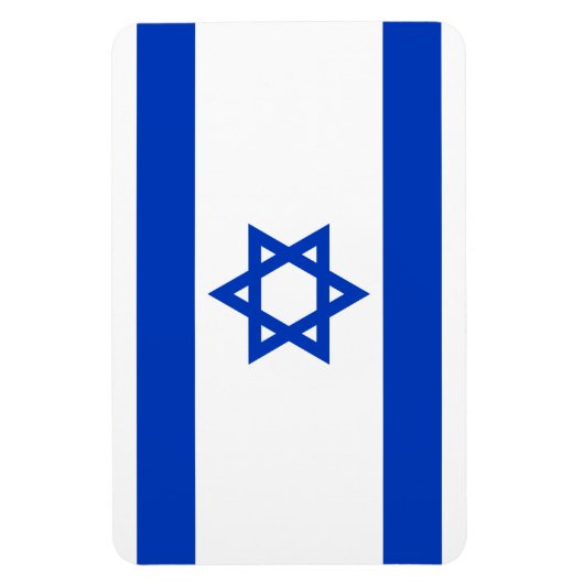 Israëlische vlag magneet (Verticaal)