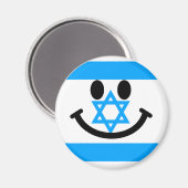 Israëlische vlag magneet (Voorkant / Achterkant)
