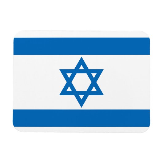 Israëlische vlag magneet (Horizontaal)