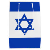Israëlische vlag medium cadeauzakje (Achterkant)