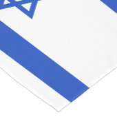 Israëlische vlag medium tafelloper (Hoek)