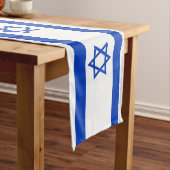 Israëlische vlag medium tafelloper (Voorbeeld)