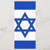 Israëlische vlag menu (Achterkant)