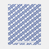 ISRAËLISCHE VLAG Messiaanse Schrift LIEFDE HOESJES Fleece Deken (Voorkant)