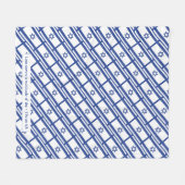 ISRAËLISCHE VLAG Messiaanse Schrift LIEFDE HOESJES Fleece Deken (Voorkant (Horizontaal))