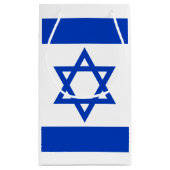 Israëlische Vlag met ster van David, Patriots SM Klein Cadeauzakje (Achterkant)