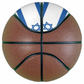 Israëlische vlag mini basketbal (Rechts)