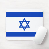 Israëlische vlag muismat (Met muis)
