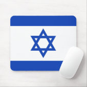 Israëlische vlag muismat (Met muis)