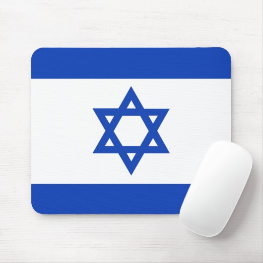 Israëlische vlag muismat (Met muis)