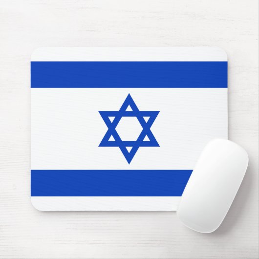 Israëlische vlag muismat (Met muis)