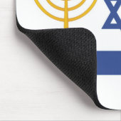 Israëlische vlag muismat (Hoek)