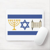 Israëlische vlag muismat (Met muis)