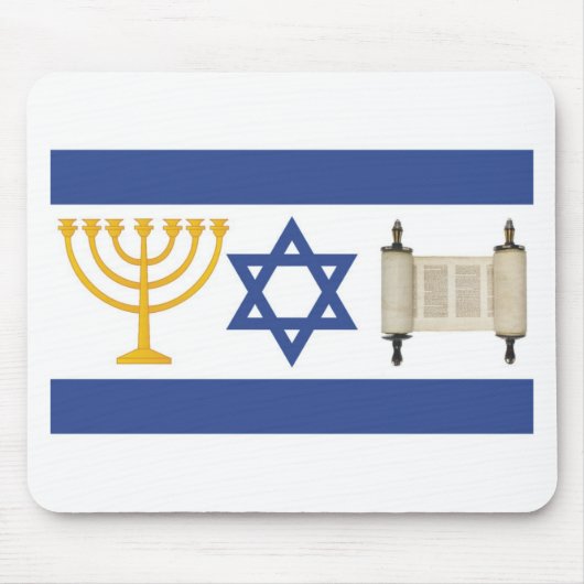 Israëlische vlag muismat (Voorkant)