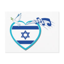 Israëlische vlag - muziek - vrede - liefde,