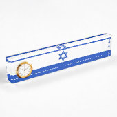 Israëlische vlag naambordje