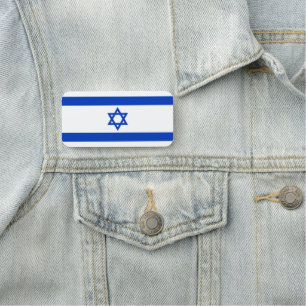 Israëlische vlag naamplaatje