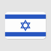 Israëlische vlag naamplaatje (Voorkant)