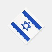 Israëlische vlag Napkins Servet (Hoek)