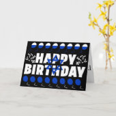 Israëlische vlag patriottisch Birthday Kaart (Gele Bloem)