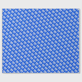 Israëlische vlag patroon cadeaupapier (Vlak)