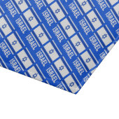 Israëlische vlag patroon snijplank (Hoek)