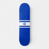 Israëlische vlag persoonlijk skateboard (Voorkant)