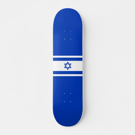 Israëlische vlag persoonlijk skateboard (Voorkant)