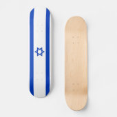 Israëlische vlag persoonlijk skateboard (Voorkant)
