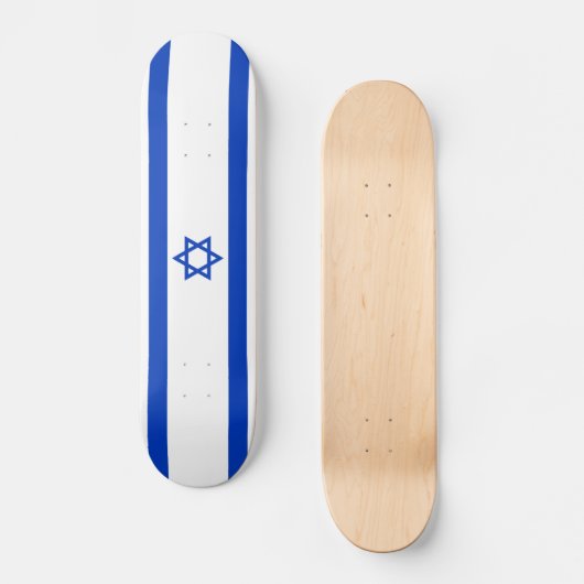 Israëlische vlag persoonlijk skateboard (Voorkant)
