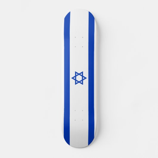 Israëlische vlag persoonlijk skateboard (Voorkant)