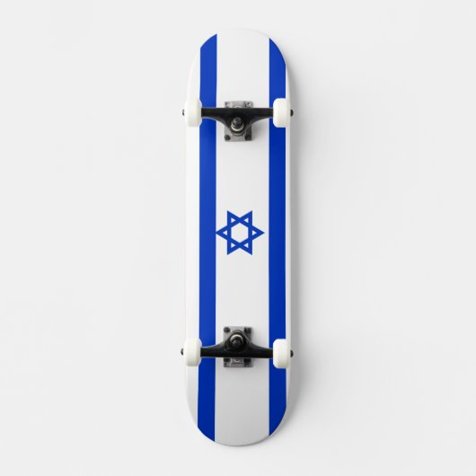 Israëlische vlag persoonlijk skateboard (Voorkant)