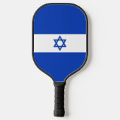 Israëlische vlag pickleball paddle (Achterkant)