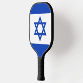 Israëlische vlag pickleball paddle (Links)