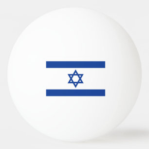 Israëlische vlag pingelt pongballen voor tafelten pingpongbal