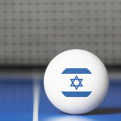 Israëlische vlag pingpongbal (Net)