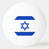 Israëlische vlag pingpongbal (Voorkant)