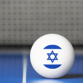 Israëlische vlag pingpongbal (Net)