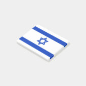 Israëlische vlag post-it® notes (Schuin)