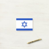 Israëlische vlag post-it® notes (Op bureau)