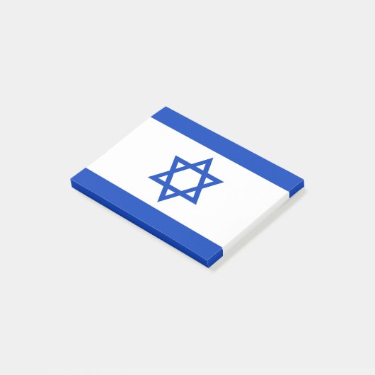 Israëlische vlag post-it® notes (Schuin)