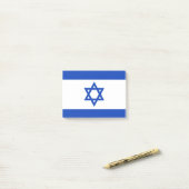 Israëlische vlag post-it® notes (Op bureau)